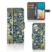 Samsung Galaxy A73 5G Hoesje Beige Flowers - thumbnail