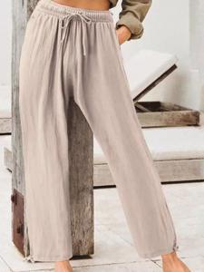 Casual Plain Loose Pants