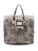 Dolce & Gabbana sac cabas en fourrure artificielle - Tons neutres