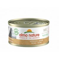 Almo Nature HFC Natural kalf natvoer kat (70 g) 24 x 70 g - thumbnail