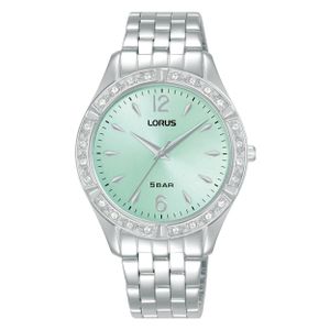 Lorus RG263WX9 Horloge staal zilverkleurig-blauw 34 mm