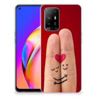 OPPO A94 5G | Reno5 Z Silicone Back Cover Liefde - Origineel Romantisch Cadeau - thumbnail