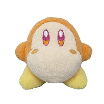 Little Buddy knuffel Kirby junior 12 cm pluche geel/oranje