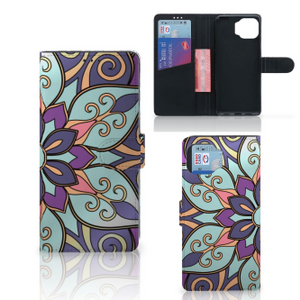 Motorola Moto G 5G Plus Hoesje Purple Flower