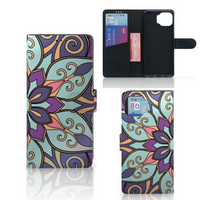 Motorola Moto G 5G Plus Hoesje Purple Flower - thumbnail