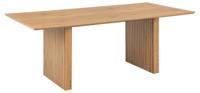 Eettafel Magnus Rechthoek MDF Naturel 210cm - Giga Living