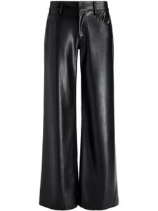 alice + olivia pantalon évasé Trish à taille basse - Noir