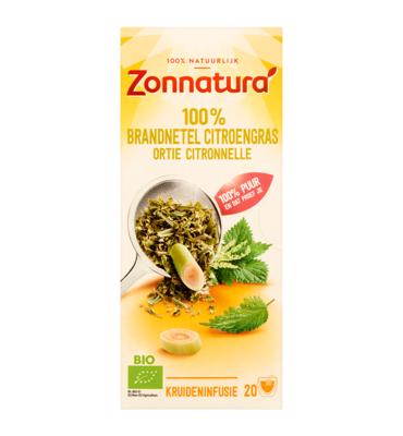 Zonnatura Zonnatura Brandnetel Citroengras Bio (20st) Zonnatura Zonnatura Brandnetel Citroengras Bio (20st)