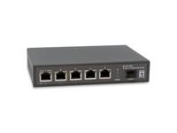 LevelOne GEP-0625 netwerkschakelaar, 6 x 2,5 GbE-poorten, 8 x PoE+, 57 W