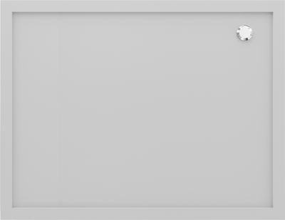 Wisa Maia douchebak 120x80cm, mat wit