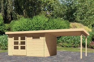 Woodfeeling | Tuinhuis Bastrup 8 met Overkapping 3,0