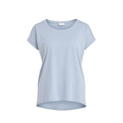 VILA T-shirt VIDREAMERS lichtblauw