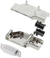 Encitech DCMR15-FK-DBS-W-K 6355-8065-12 D-SUB Buchsenleisten-Set 90° Polzahl: 15 Lötkelch 1 pc(s)