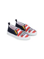 Kenzo Kids chaussures de skate à rayures - Bleu - thumbnail