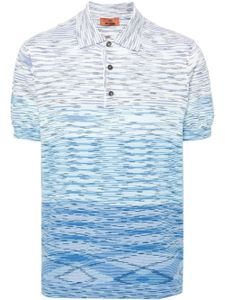 Missoni polo à manches courtes - Bleu