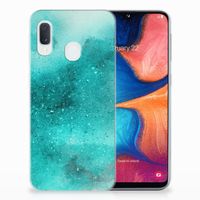 Hoesje maken Samsung Galaxy A20e Painting Blue - thumbnail