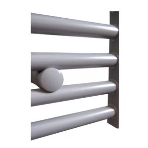 Radiator Sanicare Snode Met Wifi 111,8 x 60 cm Zilver Grijs Met Thermostaat Zwart Sanicare