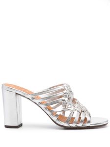 Chie Mihara mules Beijing 85 mm en cuir - Argent