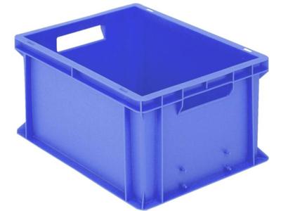 1658345 Stapelbak Classic Geschikt voor levensmiddelen (l x b x h) 400 x 300 x 215 mm Blauw 1 stuk(s) 1658345 Stapelbak Classic Geschikt voor levensmiddelen (l x b x h) 400 x 300 x 215 mm Blauw 1 stuk(s)