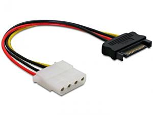 DeLOCK SATA 15pin male > 4pin Molex female adapter