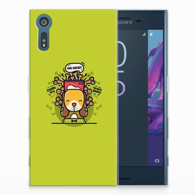 Sony Xperia XZs | XZ Telefoonhoesje met Naam Doggy Biscuit