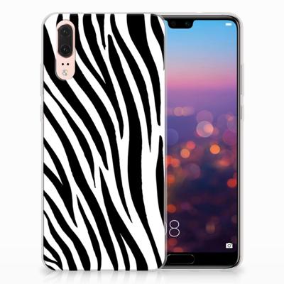 Huawei P20 TPU Hoesje Zebra Huawei P20 TPU Hoesje Zebra