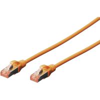 Digitus DK-1644-010/OR RJ45 Netwerkkabel, patchkabel CAT 6 S/FTP 1.00 m Oranje Halogeenvrij, Verdraaide paren 1 stuk(s) - thumbnail