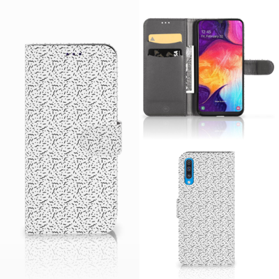 Samsung Galaxy A50 Telefoon Hoesje Stripes Dots Samsung Galaxy A50 Telefoon Hoesje Stripes Dots