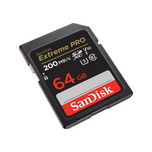 SanDisk Extreme PRO SDXC 64 GB geheugenkaart UHS-I, Class 10, U3, V30