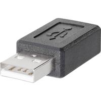 Adapter USB-A 2.0 stekker - Mini-USB B bus 1582502 TRU COMPONENTS 1 stuk(s)