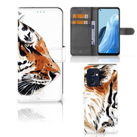 Hoesje OPPO Find X5 Lite | Reno 7 5G Watercolor Tiger