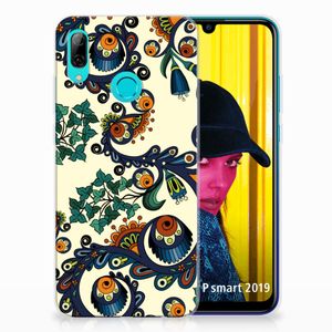 Siliconen Hoesje Huawei P Smart 2019 Barok Flower