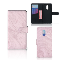 OnePlus 7 Bookcase Marble Pink - Origineel Cadeau Vriendin