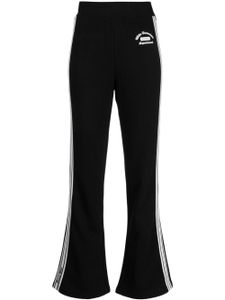 CHOCOOLATE pantalon de jogging évasé à rayures - Noir