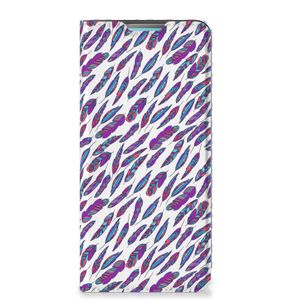 Samsung Galaxy A53 Hoesje met Magneet Feathers Color