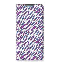 Samsung Galaxy A53 Hoesje met Magneet Feathers Color - thumbnail