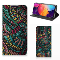 Samsung Galaxy A50 Hoesje met Magneet Aztec