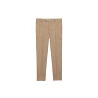 Mango Man geruite slim fit pantalon beige