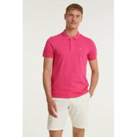 Tommy Jeans slim fit polo met biologisch katoen fuchsia