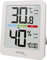 Is uw werkplek te koud? Controleer het! Kantoorthermometer, kamercomfort display, vochtigheid en temperatuurweergave, tijd, achtergrondverlichting via touch-sensor, hoge kwaliteit display