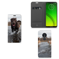 Motorola Moto G7 Power Hoesje maken Honden Labrador