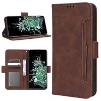 Cardholder Series OnePlus 10T/Ace Pro Portemonnee Hoesje - Bruin - thumbnail