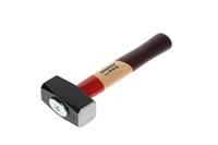 GEDORE Wanten van 1 kg, met rode band-plus steelbevestiging, onbreekbaar hickoryhout, gesmede hamerkop