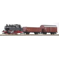 Piko G 37120 G startset stoomlocomotief BR 80 met 2 goederenwagons van de DB