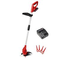 Einhell accu grastrimmer GC-CT 18/24 Li Kit Power X-Change (18 V, Flowerguard, traploos uitschuifbare geleidesteel, incl. 20 kunststof messen, 2.0 Ah PXC accu + lader)