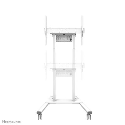 Neomounts FL55-875WH1 TV-wagen Gemotoriseerd, In hoogte verstelbaar, Met afstandsbediening 139,7 cm (55) - 254,0 cm (100) In hoogte verstelbaar, Met