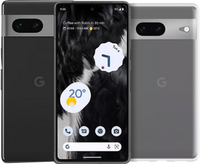 Google Pixel 7 128GB Zwart 5G + Just in Case Soft Back Cover Transparant