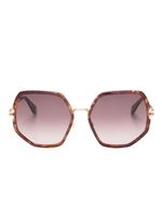 Marc Jacobs Eyewear lunettes de soleil à monture géométrique - Or