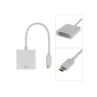 USB 3.1 USB-C Male to DVI-D Female Adapter, 10cm