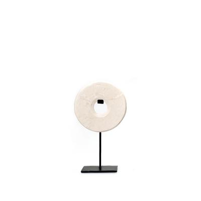 Bazar Bizar Ornament The Marble Disc on Stand wit
